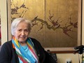 Visiting my 98-yr-old mother at Taliesin, Wisconsin.