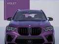 The BMW X5 M, in flavors for every taste. What's your favorite Individual Special Paint?   BMW X5 M Competition: Fuel consumption weighted combined in l/100km: 13.3–13.7 (WLTP), CO2 emissions weighted combined in g/km: 303–309 (WLTP). Further information: .  Acceleration (0-100 km/h): 3.8 s. Power: 460 kW, 625 hp, 750 Nm. Top speed (limited): 250 km/h (with optional M Drivers Package: 290 km/h).  Paint finish shown: BMW Individual Special Paint Daytona Violet metallic, BMW Individual Special Paint Avus Blue metallic, BMW Individual Special Paint Boston Green metallic, BMW Individual Special Paint Frozen Deep Grey.  #BMWM #X5M #colors #individual