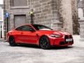 Glowing envy of the streets.  #BMWMrepost @jk.automotive @grassicksbmw  BMW M4 Competition Coupé:  Fuel consumption in l/100 km (combined): 9.8 (WLTP);  CO2 emissions in g/km (combined): 224-223 (WLTP)   Further information:   Power: 510 hp, 375 kW, 650 Nm, Acceleration (0-100 km/h): 3.9 s, Top speed (limited): 250 km/h (with optional M Drivers Package: 290 km/h).  #BMWM4 #BMWM #carphotography #streetcar #coupe