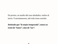 hoy, me levanté, me metí a bañar, y al salir mi mamá tenía música en la sala.❤️ Escuché una canción que tenía años que no escuchaba, tomé mi laptop y empecé a escribir.  Porque no sabía qué decir, siento que hay mucha información y de pronto, me quedo sin palabras.  Y mientras escribía, mi corazón se ponía chiquito y me decía, tanto tiempo excusándome y ahora estoy de frente a todo aquello que debo solucionar en mí.  Sin más excusas y con bastante tiempo.  Tanto hacer, para evitarme. Pero de pronto, se congeló el mundo y no puedo evitar ponerme en orden.  Desde lo espíritual. Lo que soy. Lo que siento. Lo que hago. ❤️ Y entendí que todo se trata de volver al inicio.  A lo que realmente importa.  Desde dónde vengo define hacia adónde voy.  Prestarme atención. ¿Qué quiero realmente? ¿Qué quiere #Dios de mi? . . Esas respuestas, intuyo, definen cada área de mi propósito.  Y me pongo filosófica, pero no tengo algo más en lo que ocuparme.  Así que decidí regalarte una cartica para decirte que las mismas preguntas que te has hecho, me las he hecho yo.  Que no estás sola. Que estamos juntas en el mismo caos. Toca respirar profundo, y volver al inicio. ✨ Con amor, Ann.