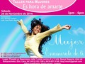 Taller Mujer, enamórate de ti Es la hora de amarte  Objetivos del taller: Propiciar un espacio donde la mujer consiga estrategias y herramientas para aumentar su au, feminidad, autoestima,  estabilidad emocional y su mundo afectivo y relacional. Brindando la oportunidad de un dialogo femenino con preguntas poderosas de coaching para mujeres y sus implicaciones psicológicas y neurolingística (PNL). Abordaje y Contenido  01.- Una mujer empoderada 02.- La mujer y sus relaciones masculinas 03.- Soy mujer: psicología femenina 04.- Inteligencia Emocional Femenina 05.- Mujeres que aman demasiado 06.- Mírate al espejo con amor: Tu cuerpo es arte, belleza, amor y vida 07.- La mujer como líder: La clave del liderazgo femenino 08.- Seducción y autoestima 09.- Una mirada a las dimensiones femenina: social, psicológico, biológico, laboral, maternidad. 10.- Autenticidad femenina en el mundo masculino: Machismo vs. Feminismo 11.- La mujer del futuro: ¿cuál futuro? 12.- Ser madre o ser mujer: El rol de la maternidad 13.- La dimensión espiritual de lo femenino 14.- La carrera femenina contra el tiempo: Mujeres polifacéticas 15.- Soy mujer ¿qué puedo hacer?: Creando un futuro con significado y creatividad femenina PD.: Incluye el Reto Femenino de 21 días por correo electrónico.  Fecha: Sábado, 26/NOV/2016 Lugar: Posada La Segoviana. Urbanización Nueva Segovia, calle 7 entre carreras 2 y 3 Barquisimeto Estado. Lara. Hora: 3:00 pm  6:00pm (Incluye Coffee Break y Certificado Digital) Facilitadores: Psicóloga Daniela Cordero, Lcdo. Jose Pastor Aguilar (Psicoterpeuta neurolingístico y Life Coach)  Promueve y avalado por: Centro de Formación Integral Vivir Mejor Conmigo C.A.  #mujer #Felicidad #Taller #crecimiento #amor #autoestima #pareja #exito #vida #barquisimeto #EIDHUM #PNL #psicologia #eventos #Dios #noticias #hoy  #lifecoach  #amistad  INFORMACION: 0416-657.0146 y correo: soycrecer@gmail.com