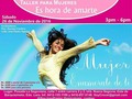 Taller Mujer, enamórate de ti Es la hora de amarte  Objetivos del taller: Propiciar un espacio donde la mujer consiga estrategias y herramientas para aumentar su au, feminidad, autoestima,  estabilidad emocional y su mundo afectivo y relacional. Brindando la oportunidad de un dialogo femenino con preguntas poderosas de coaching para mujeres y sus implicaciones psicológicas y neurolingística (PNL). Abordaje y Contenido  01.- Una mujer empoderada 02.- La mujer y sus relaciones masculinas 03.- Soy mujer: psicología femenina 04.- Inteligencia Emocional Femenina 05.- Mujeres que aman demasiado 06.- Mírate al espejo con amor: Tu cuerpo es arte, belleza, amor y vida 07.- La mujer como líder: La clave del liderazgo femenino 08.- Seducción y autoestima 09.- Una mirada a las dimensiones femenina: social, psicológico, biológico, laboral, maternidad. 10.- Autenticidad femenina en el mundo masculino: Machismo vs. Feminismo 11.- La mujer del futuro: ¿cuál futuro? 12.- Ser madre o ser mujer: El rol de la maternidad 13.- La dimensión espiritual de lo femenino 14.- La carrera femenina contra el tiempo: Mujeres polifacéticas 15.- Soy mujer ¿qué puedo hacer?: Creando un futuro con significado y creatividad femenina  PD.: Incluye el Reto Femenino de 21 días por correo electrónico.  Fecha: Sábado, 26/NOV/2016  Lugar: Posada La Segoviana. Urbanización Nueva Segovia, calle 7 entre carreras 2 y 3 Barquisimeto Estado. Lara.  Hora: 3:00 pm  6:00pm (Incluye Coffee Break y Certificado Digital)  Facilitadores: Psicóloga Daniela Cordero, Lcdo. Jose Pastor Aguilar (Psicoterpeuta neurolingístico y Life Coach)  Promueve y avalado por: Centro de Formación Integral Vivir Mejor Conmigo C.A.  #mujer #Felicidad #Taller #crecimiento #amor #autoestima #pareja #exito #vida #barquisimeto #EIDHUM #PNL #psicologia #eventos #Dios #noticias #hoy  #lifecoach  #amistad  INFORMACION: 0416-657.0146  y correo: soycrecer@gmail.com #SoyJosePastor - #vida