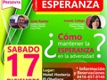 Hola apreciado amigo  Hay una situación personal y social que se ha convertido en una epidemia y en algo alarmante en estos últimos meses.  Pero antes una historia.  Hace unos meses, durante la organización de un evento sobre el emprendimiento digital recibí un email de una amiga que me decía que nos habíamos dejado un tema muy importante por fuera  Quería hablar conmigo y yo accedí.  Me habló de esta condición como el El color que le falta a la Navidad: La Esperanza  Según ella (y su equipo muy cualificado de emprendedores)  la desesperanza y la frustración se puede considerar como una enfermedad de nuestros tiempos.  Me planteó las siguientes preguntas, que sinceramente no supe responder… ¿Cómo puede una sociedad hiperconectada y globalizada como la nuestra sufrir la desesperanza? ¿Qué tipo de personas son más proclives a sufrir la desesperación? ¿Qué ocurre con las personas que por miedo a enfrentar a lo difícil se desesperan? ¿Qué ocurre con las personas que a pesar de estar rodeadas de gente trabajadora se sienten sin esperanza? (esto es especialmente relevante de cara a las Navidades)  Todas estas preguntas me parecieron muy interesantes y decidí invitar a Juveth Calleja a darnos una conferencia acerca de este tema: La Esperanza y la Navidad  Ella nos dará las herramientas para poder manejar esta situación y sobreponernos a ella, sin perder la Esperanza!  Si en algún momento te has sentido frustrado, has tenido miedo a perder tu seguridad, o tienes algún ser querido que sufre la desesperanza te invito a participar de esta conferencia el próximo sábado 17 de diciembre.  José Pastor Emprendedor y Trainer en PNL  P.D. Estaré dándote más información por correo, escríbeme: Soycrecer@gmail.com  P.P.D. La conferencia como siempre es totalmente Motivadora e inspiradora.  Así que deja la mal vibra en casa ;) Tráete la actitud de apertura y De emprendimiento que hay dentro de ti.  Te espero. @SoyJosePastor y estaré con @antorchadeesperanza #NavidadyEsperanza #EmprenderEnCrisis