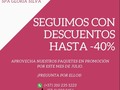📣Pronto estaremos dando a conocer más promociones para este mes de Julio. . No las dejes pasar!!! 🌟 . #spagloriasilva #spabogota #promociones #descuentos #promodejulio #bogota #spaenbogotá #relajacion #spa #siguenos