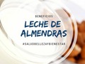 ⚪Su bajo contenido calórico la hace ideal para quienes desean perder peso. Es fácil de incluir en la dieta por su similitud en aspecto y propiedades organolépticas con la leche de vaca. ⚪Ayuda a las personas con niveles altos de colesterol y triglicéridos. Mejora los niveles del colesterol bueno (HDL) y reduce los de colesterol malo (LDL). Reduce los niveles de colesterol el doble que el consumo de aceite de oliva. Además, fortalece el corazón. ⚪Favorece la absorción de azúcares y grasas de los intestinos. ⚪Es fácil de digerir y es recomendable para todos los intolerables a la lactosa debido a que ayuda a hacer la digestión lo menos pesada posible. ⚪Es recomendable para tratar las diarreas y los vómitos. La leche de almendras, al tener un alto nivel de potasio, ayuda a recuperar el mineral perdido por enfermedades. ⚪La fibra de la leche de almendras protege la pared de los intestinos. ⚪En numerosos casos, las personas que padecen de gastritis o problemas gastrointestinales cambian su dieta y agregan leche de almendras porque regula las funciones gástricas. ⚪La vitamina B2 presente en la leche de almendras ayuda a que las uñas y el pelo se fortalezcan y que la piel tenga una mejor hidratación.