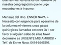 URGENTE!!!! Cualquier cosa avisarme al Chat privado o a los números que están publicados en la imagen...