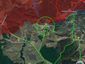 Norte de #Donetsk  Las fuerzas ucranianas impidieron con éxito que las fuerzas rusas entraran en #Bohorodychne.  En los últimos 3 días, los rusos han avanzado poco a través de múltiples caminos en el bosque al oeste de Bohorodychne. #Ucrania .