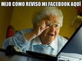 Nuestras viejitas con Facebook nuevo. #viernesdehumor