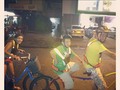 Montando ciclo en las calles de Cartagena!!