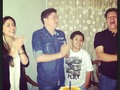 Celebrar el cumple con la familia ... Lo máximo