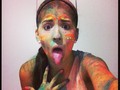 Oh my god.... El baño que me espera. Gracias #thecolorrunnight por esta experiencia.