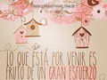 Poco a poco se logran los objetivos. Feliz miércoles para todos.