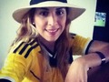 Donde quiera que esté yo, siempre@voy apoyar a mi país.  No soy amante al fútbol, pero unirnos todo un país por una sola razón y apoyar a un equipo tan maravilloso.... Eso definitivamente es muy BONITO.#yocreoencolombia #mundialbrasil2014 #colombia