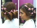 Quedé demasiado feliz con mi peinado para la fiesta.... Así lo imagine y así fue como se hizo realidad. 💆🙆💓#love #fashion