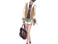Soy una obsesionada con las ilustraciones o figurines de moda. 😍💓🎀#fashion #fashionblogger