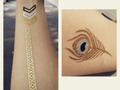 Qué tal estos tatto temporales?  Cosas que uno hace y se siente lindo jajaja #tatto #mesientolinda