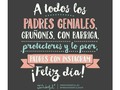 Para todos un feliz día a los papitos!