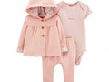 3 piece Carter’s para niña  Tallas: recién nacido a 24M Precio: 16.00
