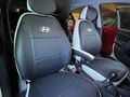 Cubre asientos Hyundai Verna 2021 en policuero negro/blanco, a medida de sus asientos 💺. . 🖥 . ☎️+ 56 9 4651 3071 . 📍Av. Portugal 412, oficina 406 stgo centro‼️