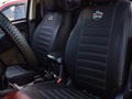 Cubre asientos Mitsubishi L200 - 2016 en Golden negro costuras grisees, logo personalizado 3 años de garantía ✅ 💺  . 💻 . ☎️+ 56 9 4651 3071 . 📍Av. Portugal 412, oficina 406 stgo centro  . 📌 @cubreasientoschile @cubreasientoschile2.0