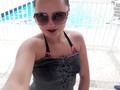 Beatiful sunny day. #sun #soleado #pool #piscina #vestido #sunglasses