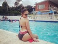 Pool time. #piscina #pool #bikini #linda