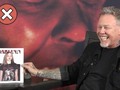 James Hetfield reacciona a celebridades con ropa de Metallica