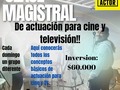 Tienes temor a actuar? A comenzar tu carrera de actuación? Pues este taller es perfecto para ti!! Es para principiantes, cero experiencia, que nunca han estado frente a una cámara, mejor dicho para ti. Conocerás todo lo básico de la actuación en un lenguaje muy simple, diferencias entre cine y tv, manejo de voz y respiración, conceptos de corporalidad, análisis del personaje, etc. Ahora es tu oportunidad!!! 😉🎉🎉🎬🎬💥💥