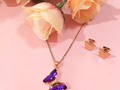 🌸Juego mariposa 🌸 ✨ Acero inoxidable y rodio ✨ 💸$26000💸 . . . . . . . #mujereslindas #candongas #bisuteriabogota #mujeresbogotanas #bisuteriaenacero #bisuteriafina #joyeriaenacero #bogota #mujer #accesoriosbogota #joyascolombia #accesorioscolombia #regalosenbogota #aretesmedellin #acerorodinado #collarcorazon