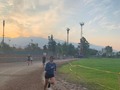 Mi amanecer! 😍 .  Pista ✔️ 1x 2000 1X1600 1x1200 1x 400 #escalera #persevera #runningmotivation @runclubcl