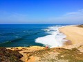 Being part Portuguese I was super excited to go to Portugal. Although my family stems from the Azores I still had tons of fun on the mainland. Another stunning beach 💙 in Nazare, Portugal. Home of some of the world’s largest waves 🌊 . #Nazare #Portugal #beautifulbeach #traveltheworld #roots #explore #surf #surftown #bigwaves #blueskies #beach #oceanside #Europe #love #landscapephotography