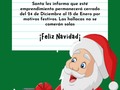 Aviso Navideño!!!