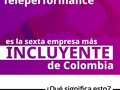 El Ranking Nacional de Empresas Incluyentes nos reconoce este año como la sexta empresa más incluyente del país 😎  Seguimos promoviendo la diversidad en nuestros lugares de trabajo porque entendemos que solo así logramos brindar espacios seguros para cada miembro de la compañía 👏🏽