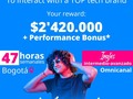 🚀👨‍💻 Tu misión, si decides aceptarla, será conectarte con la marca más 🔝 de tecnología en el mundo con nuestro Team de Customer Service.   💥 Inicia tu proceso hoy en TPjobscolombia.com 💻📲