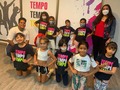 Love Dance kids 7 y 8 años y sus teachers Mariana y Kadir ensayando para la fiesta Mundial ⚽️