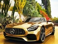 Every road is paved in gold when you're driving a #MercedesAMG GT C Roadster.  📷 @lasseur for #MBphotopass via @mercedesbenzusa  @mercedesamg #DrivingPerformance #AMGSpirit #AMG #PerformanceLuxury  [Kraftstoffverbrauch kombiniert: 13,0 l/100 km | CO₂-Emissionen kombiniert: 298 g/km | mb4.me/DAT-Leitfaden | Mercedes-AMG GT C Roadster]