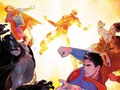 Surrounded by his friends, the Man of Steel saved…