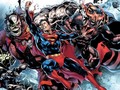 Superman, Zod and Rogol Zaar — locked in battle…