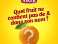 Bien reveillé ce matin ? Citez nous un fruit dont…