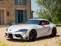 A deserved break after a day of fun.  . #TOYOTA #GRSupra #SportsCar