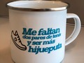 Dígalo con un vasito si no sabe cómo decirlo. Auto superación y coaching en vasito de #peltre