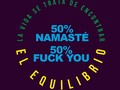 Encuentra el equilibrio. No es bullying, es coaching en pocillo de #peltre