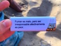 Mensaje en la candela.