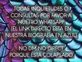 Todas las inquietudes al WhatsApp 04120750599