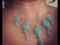 Collar Lluvia de Turquesa #Toroenamoradoorfebre #turquesa #Necklace #Collares #Goldsmith #metalsmith #Hadmade #Mujer #Divina