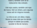 La vida es así...