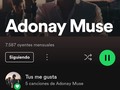Ya son 30K en Spotify!! 🚀  adonaymuse 🎤🇨🇱 MundoChannels 🌎