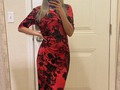 Nuevo modeló ❤️ no sabes que ponerte en navidad esta opción puede ser tuya. Vestido a la rodilla tela fresca y elegante. ❤️ Disponible en tally 4-6