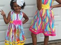 Girls in Easter Dresses...