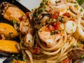 Las mejores pastas con frutos del mar en la mejor Trattoria de Panamá @dastefanotrattoria 🍝🤤 #amoreperlapasta #italianfood #panama
